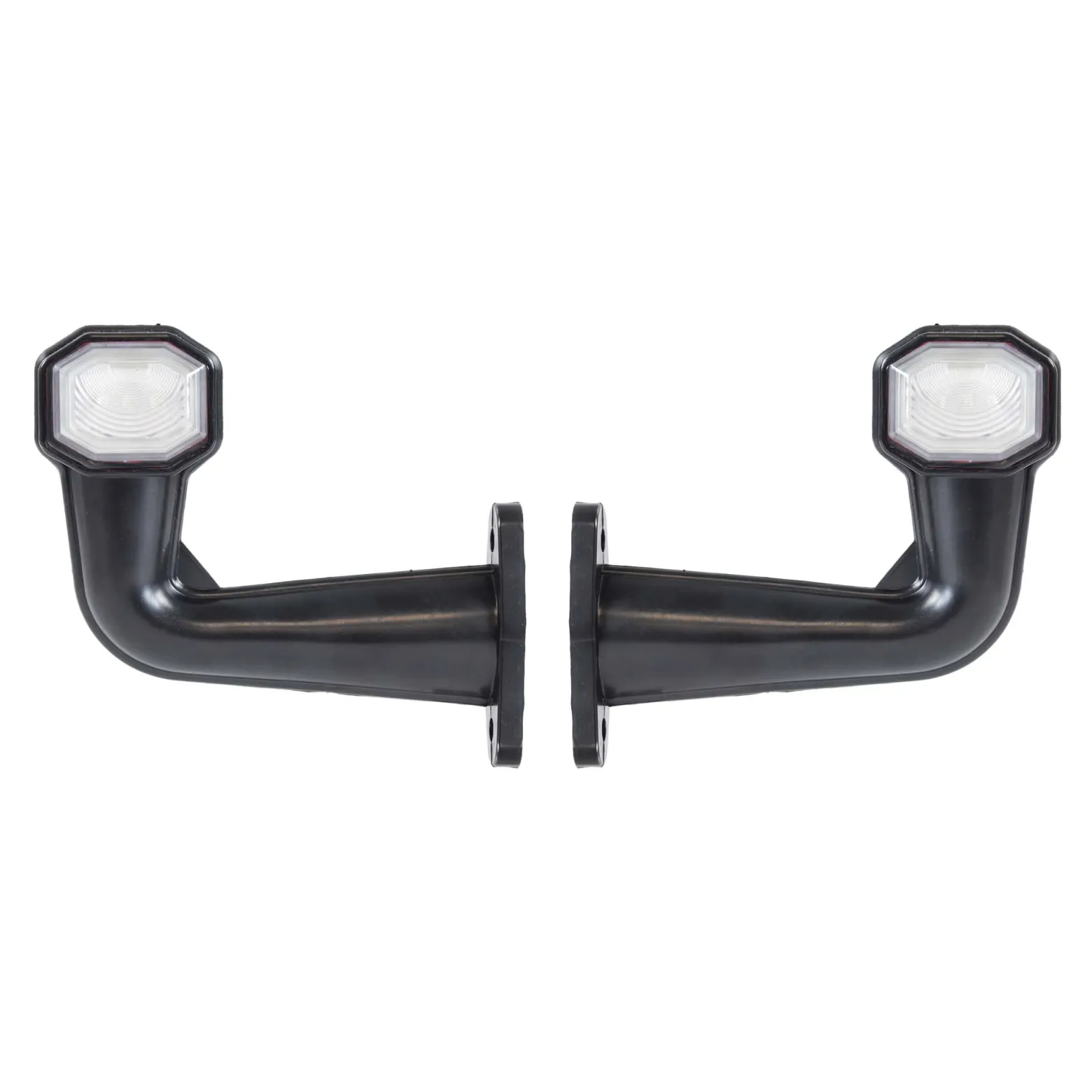 Wiltec 2x 6 LED Seitenleuchte 12V Positionsleuchte für Anhänger Begrenzungsleuchte für LKW