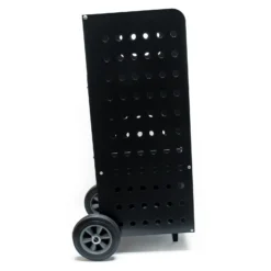 Wiltec XL Kaminholzwagen 53 x 36 x 106 cm, für 100 kg Holz, Holzwagen Kaminholzkorb mit stabilen vollgummierten Rädern extragroß