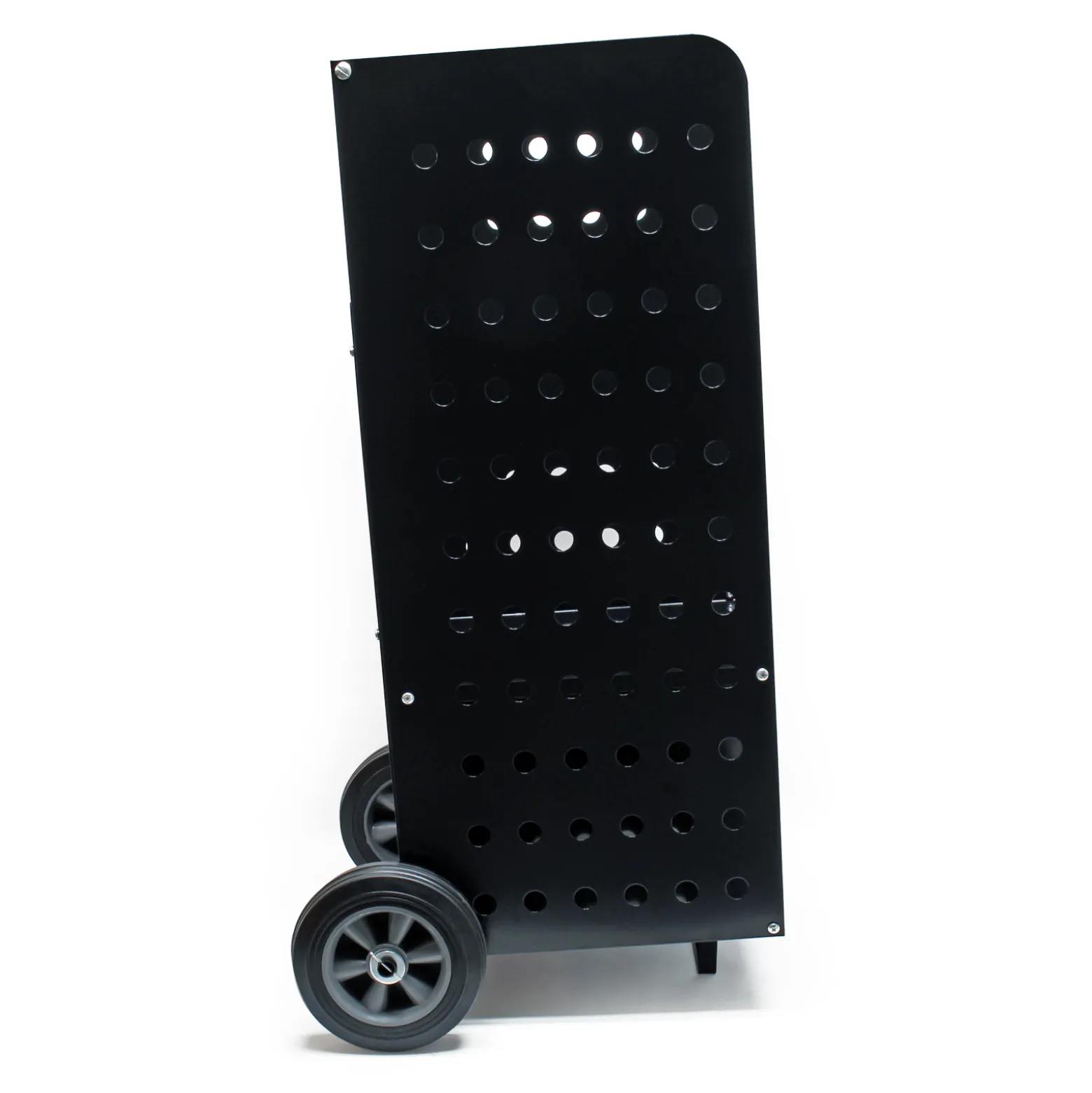 Wiltec XL Kaminholzwagen 53 x 36 x 106 cm, für 100 kg Holz, Holzwagen Kaminholzkorb mit stabilen vollgummierten Rädern extragroß