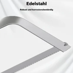 Wiltec XL Knochensäge 43cm Sägeblatt, Handsäge zum sägen von Knochen für Jäger Metzger Gastronomen Fleischsäge Fleischersäge