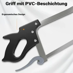 Wiltec XL Knochensäge 43cm Sägeblatt, Handsäge zum sägen von Knochen für Jäger Metzger Gastronomen Fleischsäge Fleischersäge