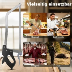 Wiltec XL Knochensäge 43cm Sägeblatt, Handsäge zum sägen von Knochen für Jäger Metzger Gastronomen Fleischsäge Fleischersäge