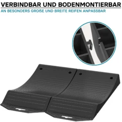 Wiltec XL Reifenschoner Set 2 Stück Reifenwiege zum Schutz vor Reifenschäden Reifenbett Auto verhindert die Verformung der Reifen Wohnwagen SUV Wohnmobil