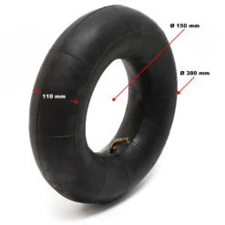Wiltec 2x Luftschlauch Aufsitzmäher 15x6.00-6 Reifenschlauch Winkelventil Rasentraktor