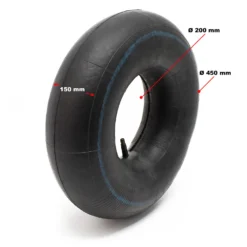 Wiltec 2x Luftschlauch Aufsitzmäher 18x6.50-9.50-8 20x8.00-10.00-8 Ventil gerade Rasentraktor