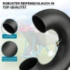 Wiltec 2x Luftschlauch Aufsitzmäher 13x5.00-8 Reifenschlauch Winkelventil Rasentraktor