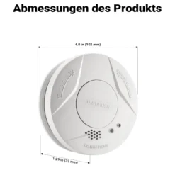 Wiltec 40x Rauchmelder Set mit fest verbauter Batterie 3 V, 10 Jahre wartungsfrei, Feuermelder mit HUSH-Funktion, zuverlässiger Brandschutzmelder 85 dB, effektiver Brandschutz