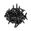Wiltec 60x Schrauben 3,5 x 20 mm Sechsrund T15 Selbstschneidend Senkkopf – in Schwarz – für alle Schraubarbeiten, z. B. Terrassendielen und Montageclips