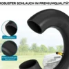 Wiltec 4x Standard Schlauch für Reifen Größe 2.80/2.50-4, bis 90 kg Traglast, mit abgewinkeltem Ventil TR87 für Schubkarren, Sackkarren und E-Scooter