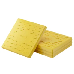Wiltec 4x Stützplatten 218 x 218 x 10 mm bis 1000 kg, Ausgleichs- und Unterlegplatten Set aus HDPE, Abstützplatten für Wohnmobil, Wagenheber und mehr