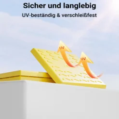 Wiltec 4x Stützplatten 218 x 218 x 10 mm bis 1000 kg, Ausgleichs- und Unterlegplatten Set aus HDPE, Abstützplatten für Wohnmobil, Wagenheber und mehr
