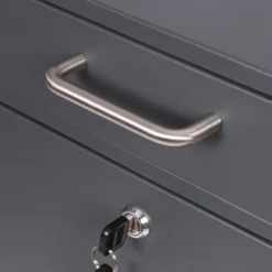 2x3 Briefkasten V53 Anthrazit Postkasten abschließbarer Wandbriefkasten mit Sichtschlitzen