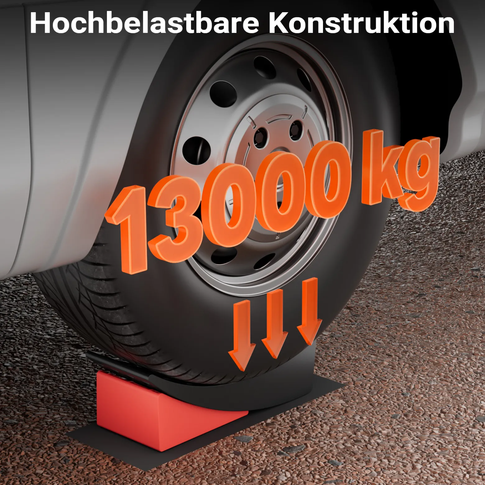 XPOtool Auffahrkeile rund mit T-Wasserwaage bis 13 t, Rundkeile nivellieren bis 10 cm für Wohnmobil, Wohnwagen & Anhänger, Ausgleichskeile mit Matten