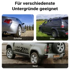 XPOtool Auffahrkeile Wohnmobil 2 Stück 40/70/100 mm 3,5 t Auffahrkeile Set für Wohnwagen mit Tragetasche und Wasserwaage