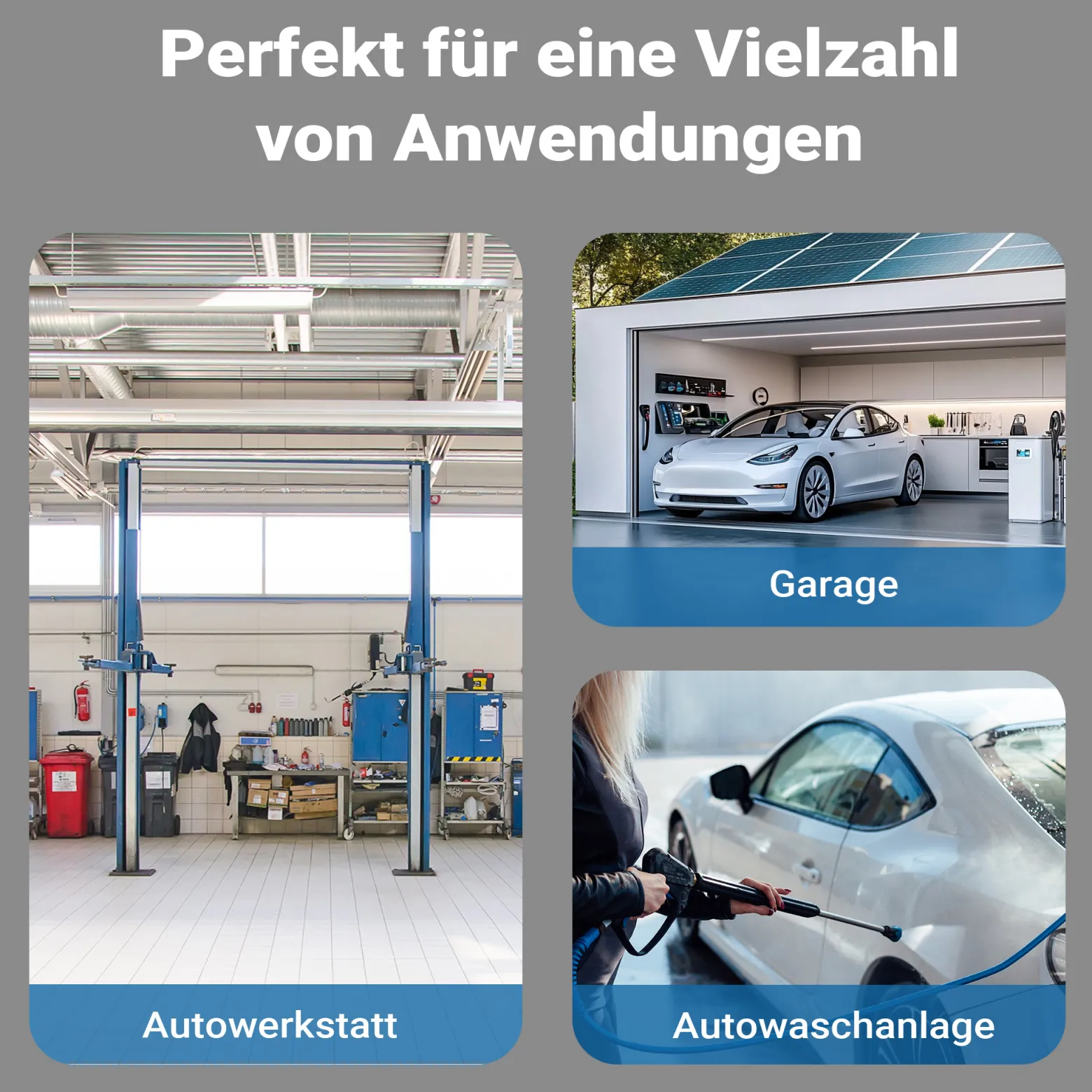 XPOtool Auffahrrampen bis 5t aus Kunststoff 2 Stück Stabile Autorampen für schwerere Fahrzeuge Pkw Auto Kfz Rampe