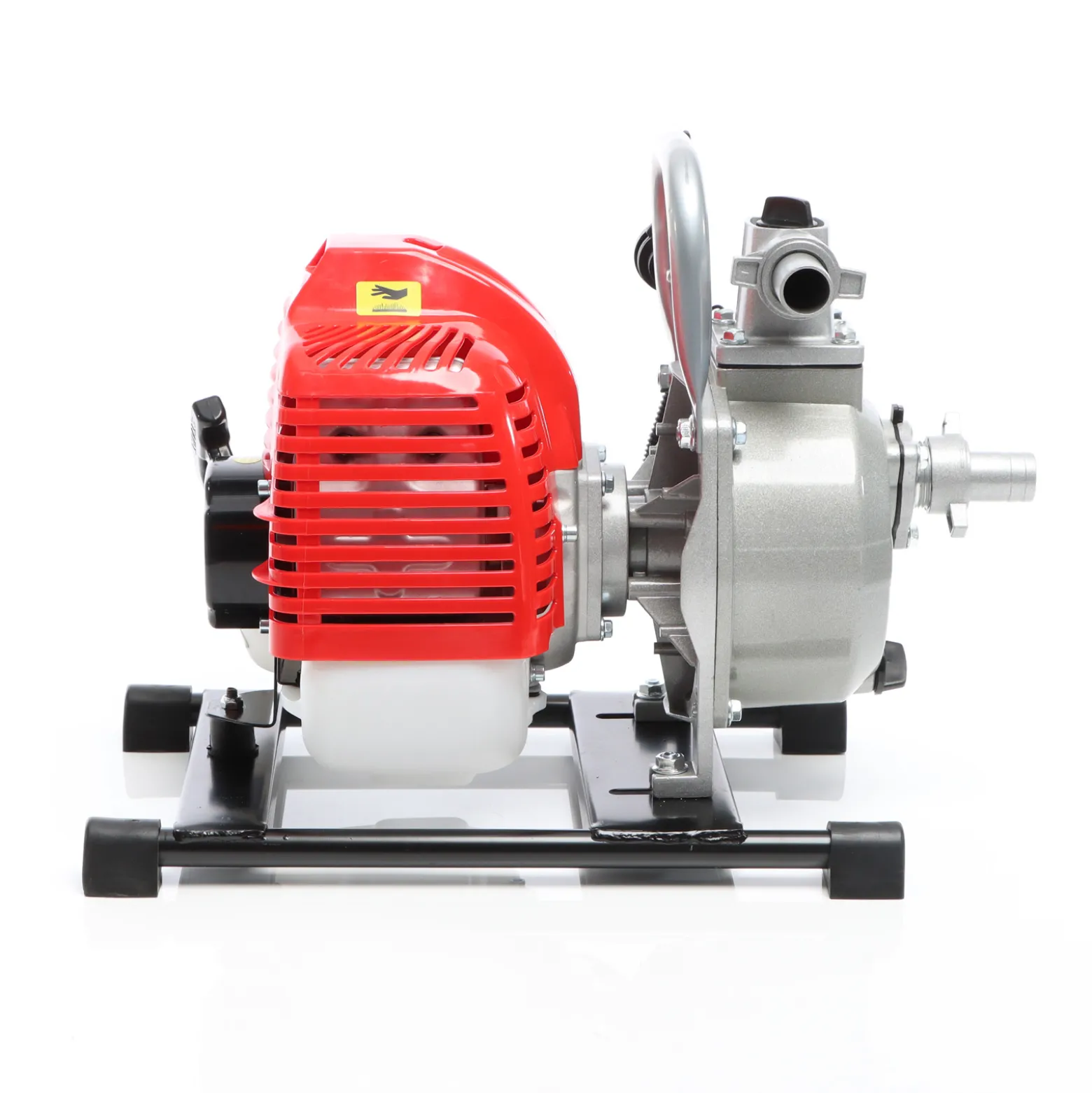 XPOtool Benzin Wasserpumpe 1,47 kW 15.000l/h 35m Förderhöhe, 38 mm Anschluss (1,5"), Gartenpumpe Motorpumpe mit 2-Takt-Motor