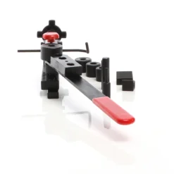 XPOtool Biegegerät universal 225 x 90 x 64 mm, für max. 2 x 30 mm, Biegemaschine für runde und flache Materialien, Formenbieger mit 4 Walzen, 2 Winkelstücken
