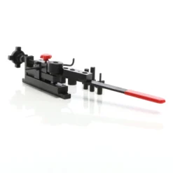 XPOtool Biegegerät universal 225 x 90 x 64 mm, für max. 2 x 30 mm, Biegemaschine für runde und flache Materialien, Formenbieger mit 4 Walzen, 2 Winkelstücken