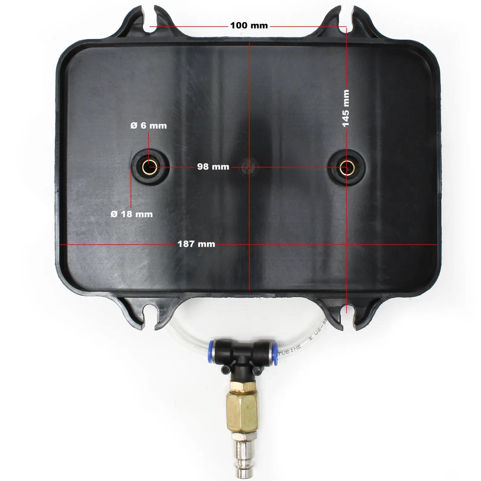 XPOtool Druckluft Bremsenentlüfter automatisches Bremsflüssigkeitswechselgerät 5L Behälter max. 3bar