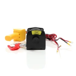 XPOtool Elektrische Seilwinde 907kg 12V, Seilzug mit 12,5m Stahlseil, 1PS Motorwinde für Offroad, Hebezug für Fahrzeuge, Anhänger und Boote