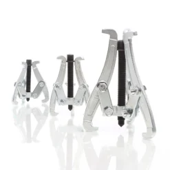 XPOtool Federspanner Satz 7-tlg. 355 mm aus Stahl, mit Klauen- & Kugelgelenkabzieher Montagespanner Audrücker, für Pkw Tuning Tieferlegung, Spannwerkzeug
