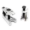 XPOtool Federspanner Satz 4-tlg. 355 mm aus Stahl, mit Kugelgelenkabzieher Montagespanner Audrücker, für Pkw Tuning Tieferlegung, Spannwerkzeug