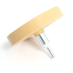 XPOtool Folienradierer 5 Stück Ø 88 mm mit 6 mm Adapter zum Entfernen von Kleberesten, Autoplaketten und Aufklebern, Klebeentferner mit Gummi Radierscheibe für Auto und andere Fahrzeuge