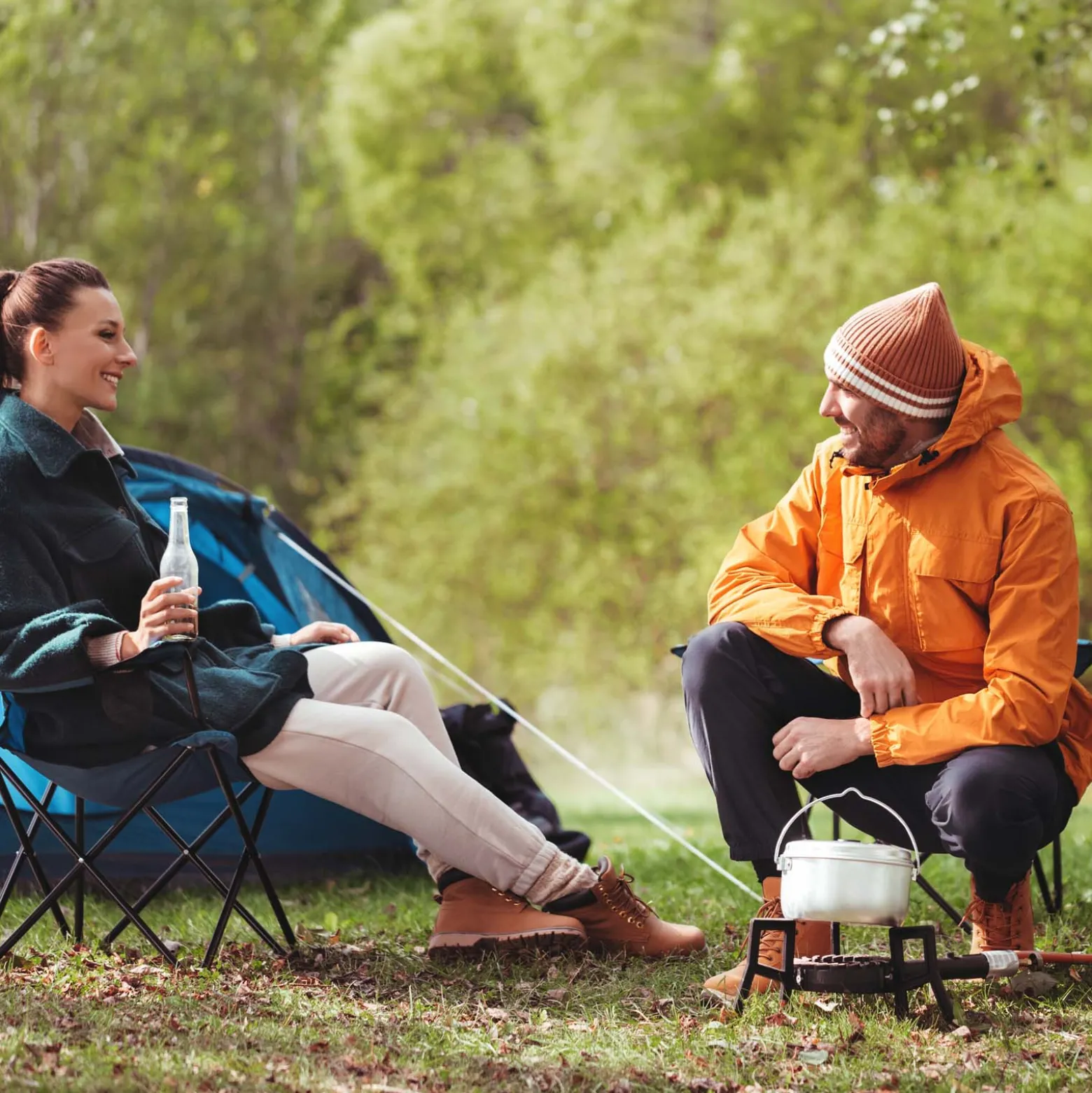 XPOtool Gaskocher Set max. 8 kW mit Gasdruckregler 50 mbar DE und Gasschlauch 1,5 m für Outdoor und Camping Gas Campingkocher