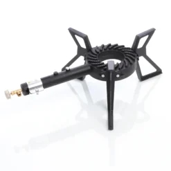 XPOtool Gaskocher Set max. 8 kW mit Gasdruckregler 28 mbar IT und Gasschlauch 1,5 m für Outdoor und Camping Gas Campingkocher