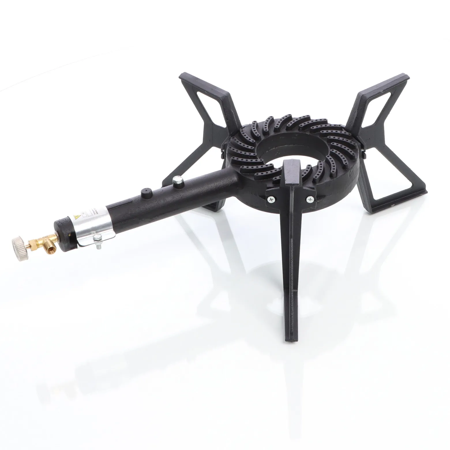 XPOtool Gaskocher Set max. 8 kW mit Gasdruckregler 28 mbar IT und Gasschlauch 1,5 m für Outdoor und Camping Gas Campingkocher