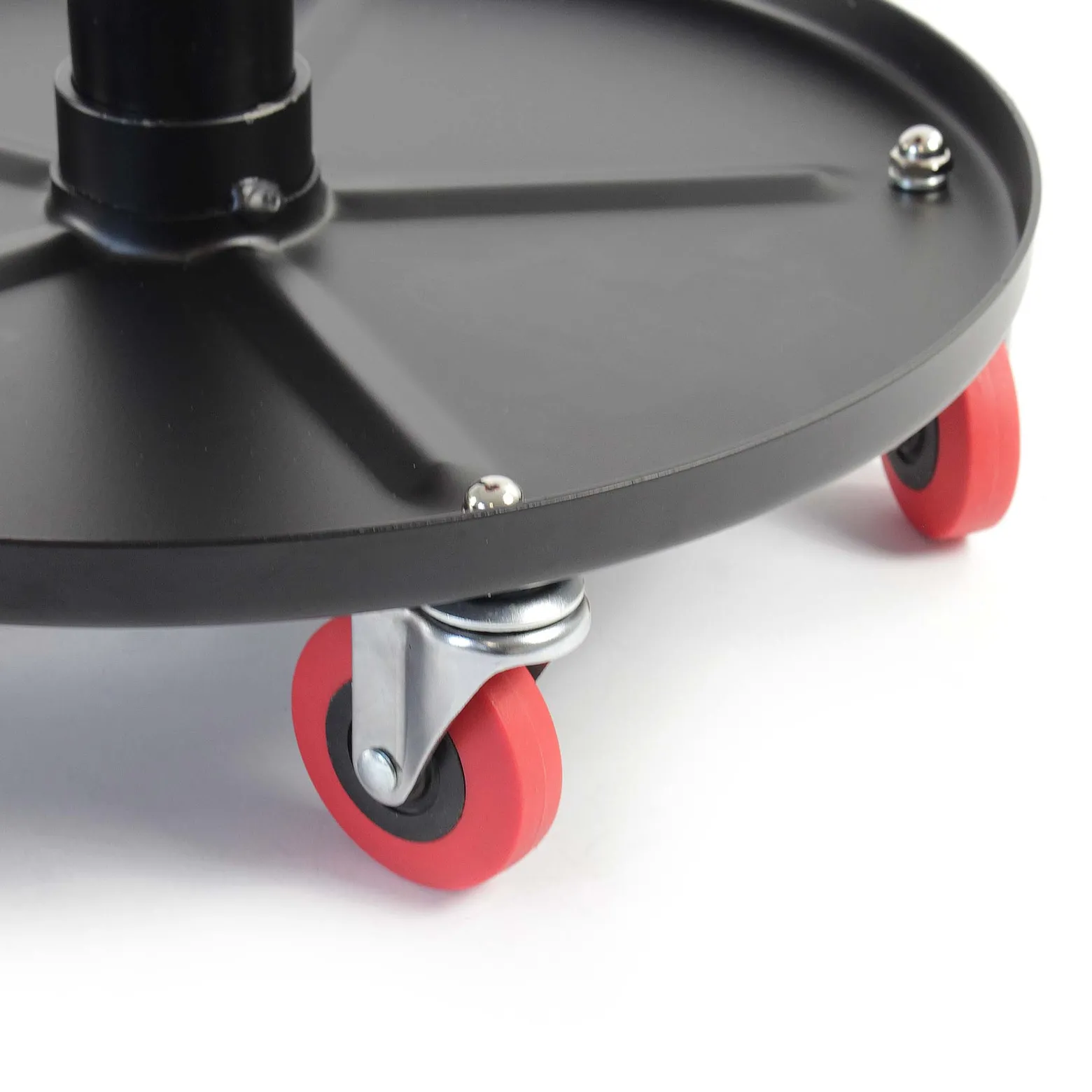 XPOtool Höhenverstellbarer Werkstattwagen mit Rollen 360° drehbar Rollhocker mit Werkzeugablage Hocker mit Stauraum Werkstattstuhl Rollhocker höhenverstellbar