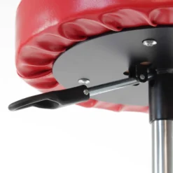 XPOtool Höhenverstellbarer Werkstattwagen mit Rollen 360° drehbar Rollhocker mit Werkzeugablage Hocker mit Stauraum Werkstattstuhl Rollhocker höhenverstellbar