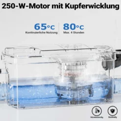 XPOtool 3/1 Kleinhebeanlage 250 W mit 3 Einlässen, Hebeanlage bis 8,5 m Höhe, Abwasserhebeanlage z. B. für WC und Dusche, kompakte Fäkalienhebeanlage