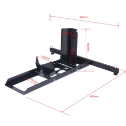 XPOtool Motorradständer bis 454kg Ø15-22", Reifenbreite 80-127 mm, einstellbarer Motorradheber aus Stahl, Montageständer für Vorderrrad