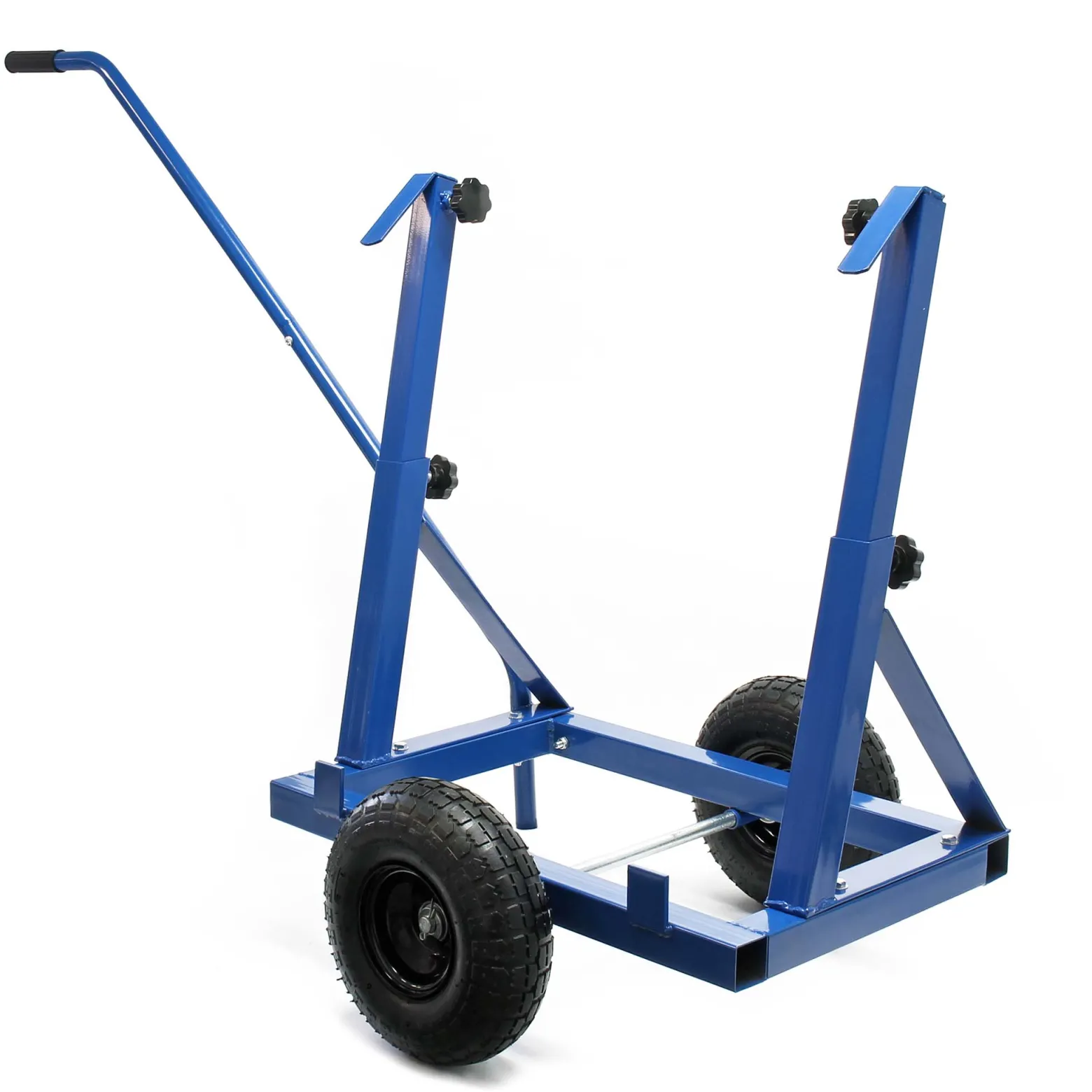 XPOtool Plattenkarren bis 200 kg höhenverstellbar, 2 Luftreifen, Stahl Plattenwagen zum Transport großflächiger Platten u. v. m.