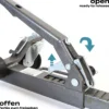 XPOtool Rangierheber 2er Set bis je 566 kg Wagenheber bis 30 cm Reifenbreite Rangierhilfe mit Rollen