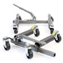 XPOtool Rangierheber 2er Set bis je 566 kg Wagenheber bis 30 cm Reifenbreite Rangierhilfe mit Rollen