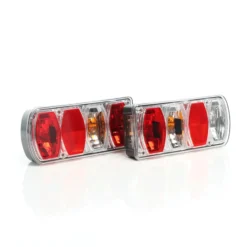 XPOtool Rückleuchten 2er RFS-Tüllenanschluss T.2, Anhänger Beleuchtung 223 x 101 x 53 mm, Anhänger Rückleuchten E4 geprüft