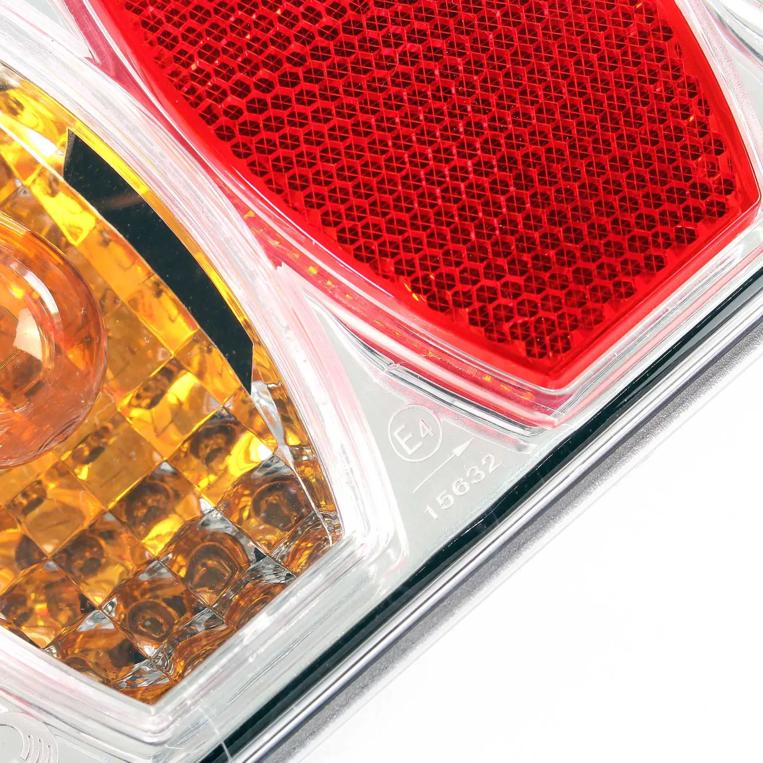 XPOtool Rückleuchten 2er RFS-Tüllenanschluss T.2, Anhänger Beleuchtung 223 x 101 x 53 mm, Anhänger Rückleuchten E4 geprüft