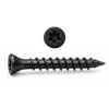 XPOtool Set 50x Edelstahl Clips 6 mm, schwarz, 60x Sechsrund Schrauben 3,5x20 mm T15 zur Montage von Terrassendiele mit 6 mm Nut