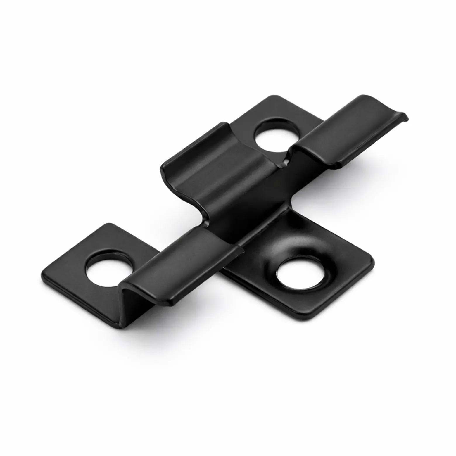 XPOtool Set 50x Edelstahl Clips 6 mm, schwarz, 60x Sechsrund Schrauben 3,5x20 mm T15 zur Montage von Terrassendiele mit 6 mm Nut