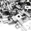 XPOtool Set 50x Edelstahl Clips 6 mm, 60x Sechsrund Schrauben 3,5x20 mm T15 zur Montage von Terrassendiele mit 6 mm Nut