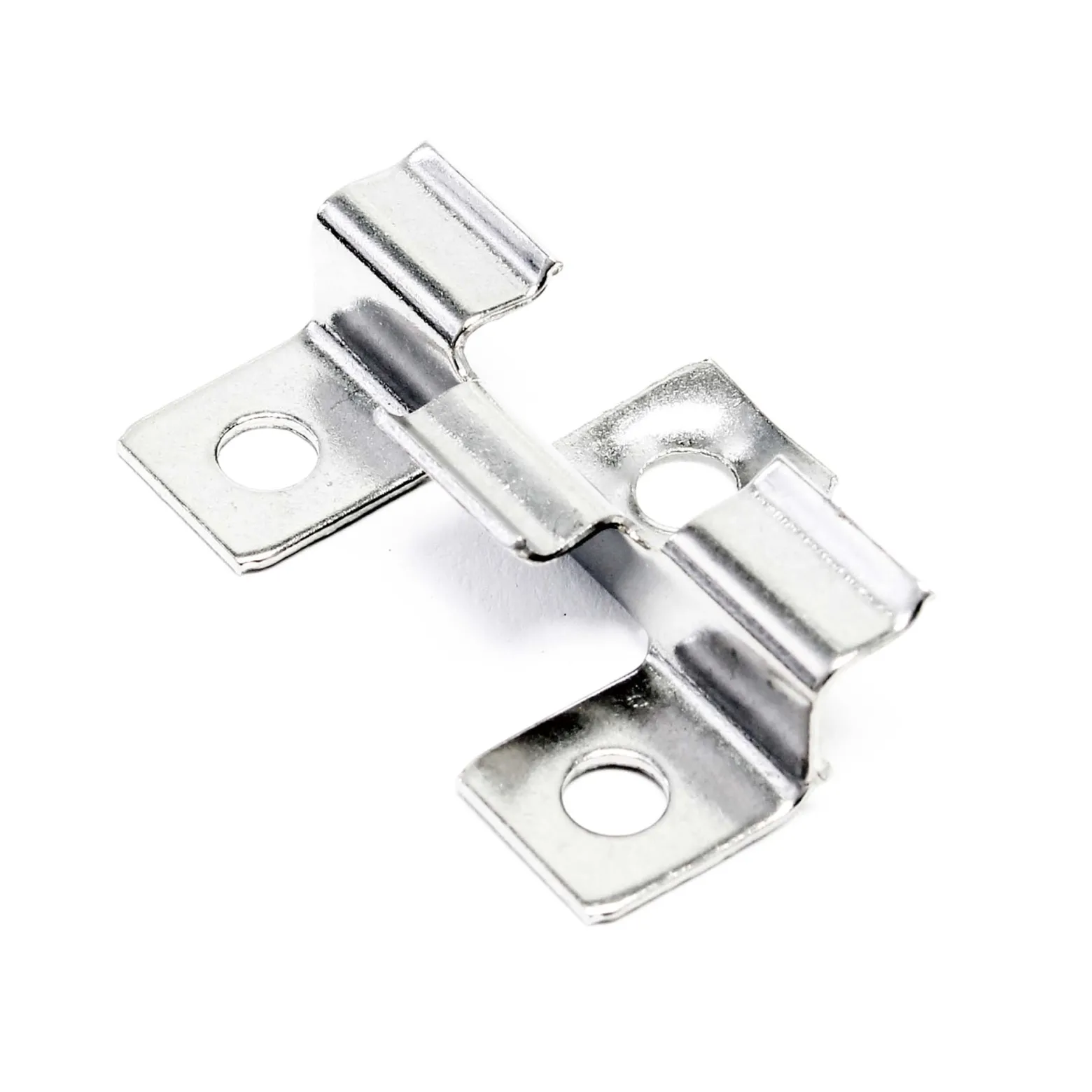 XPOtool Set 50x Edelstahl Clips 6 mm, 60x Sechsrund Schrauben 3,5x20 mm T15 zur Montage von Terrassendiele mit 6 mm Nut