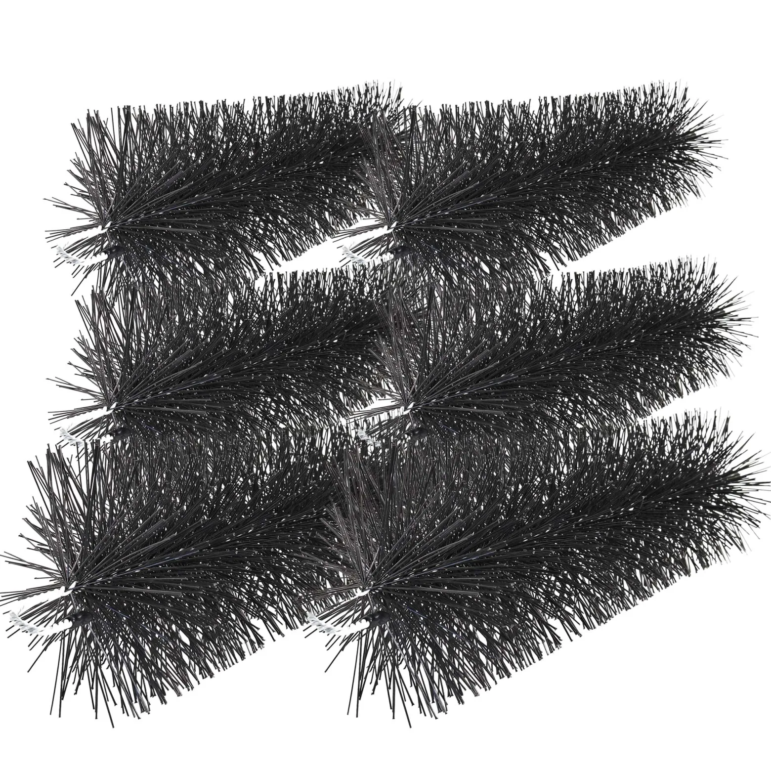 XPOtool Set 6x konische Fallrohrbürste Ø8–12 cm L: 25 cm Laubschutz für Fallrohre als Laubschutz / Marderschutz gegen Verstopfungen