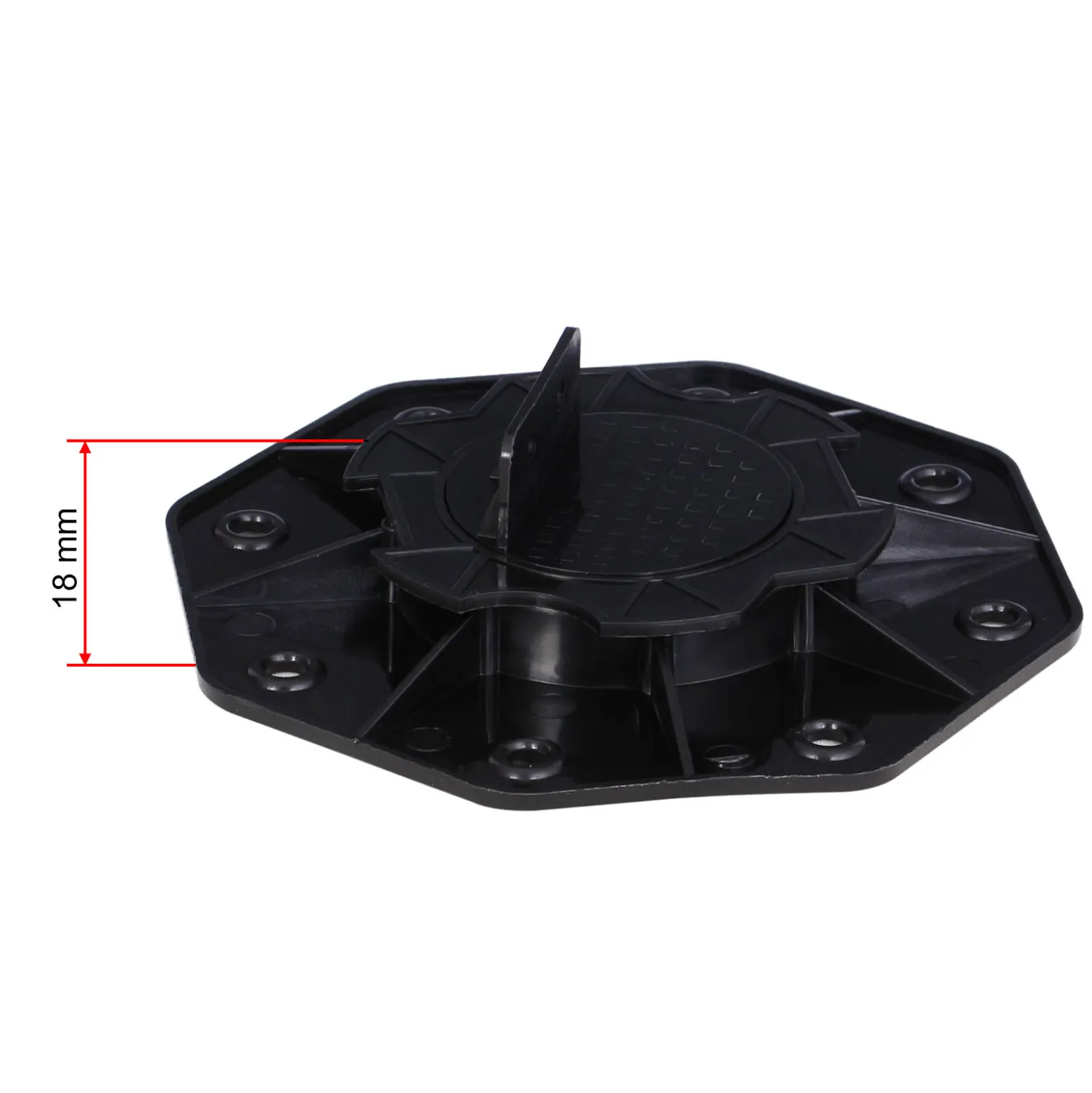 XPOtool Set 20x Stelzlager für Terrassen, 2700kg, 18-28mm, höhenverstellbare Stellfüße für Terrassendielen, Platten und Planken
