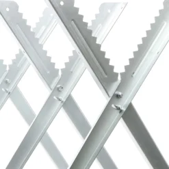 XPOtool Sägebock verzinkt klappbar, 81x82x80 cm, mit 4 Haltern und Zahnung, Holzschneidebock als Sägehilfe, bis 100 kg