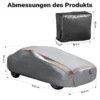 XPOtool Vollgarage für Auto Größe XXL 572x203x119cm Schutz vor Hagel, wasserdicht, lackschonend, Autoabdeckung mit Luftschlitzen, Reflektoren, Spanngurten