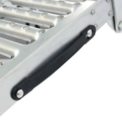 XPOtool 2x Auffahrrampe 200 cm max. 800 kg für ATV Motorrad Quad, Stahl Auffahrschiene faltbar, Verladerampe rutschsicher