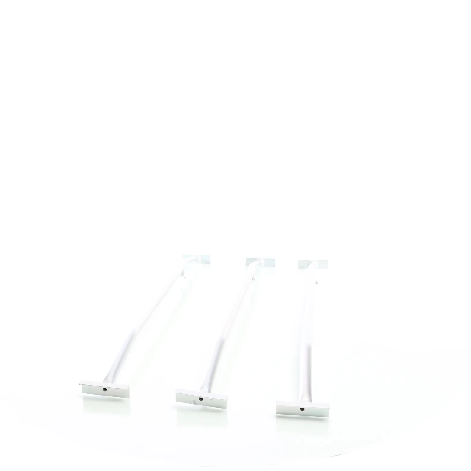 XPOtool 3x Flachplanenbügel für Anhänger 100-145 cm, verstellbare Aluminiumbügel für Anhängerplanen, Planenspanner für Flachplanen