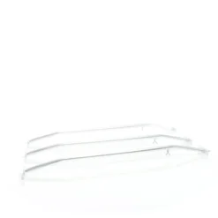 XPOtool 3x Flachplanenbügel für Anhänger 100-145 cm, verstellbare Aluminiumbügel für Anhängerplanen, Planenspanner für Flachplanen